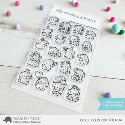 Mama Elephant Stempel -  Little Elephant Agenda